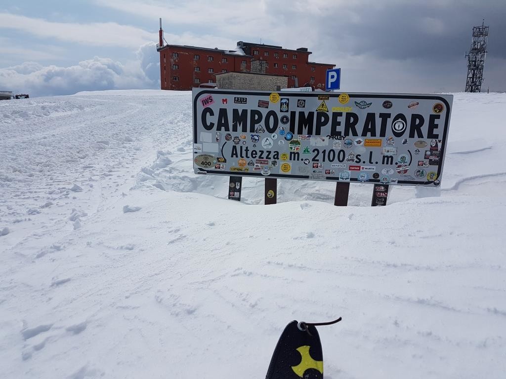 La Sella di Pratoriscio innevata