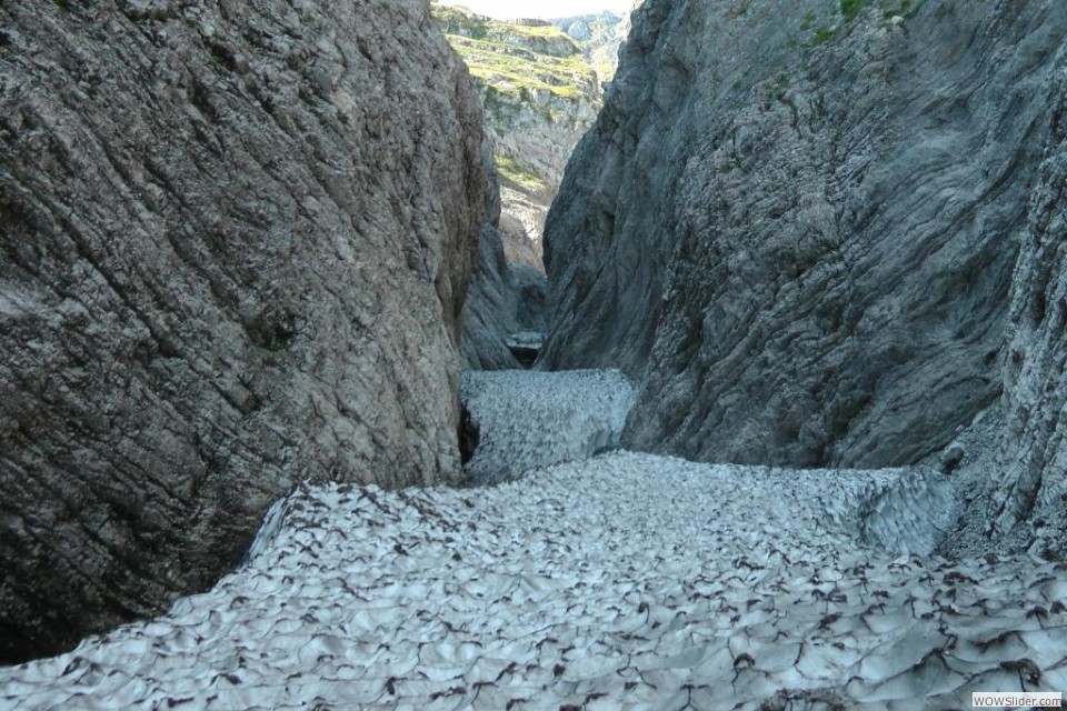 L'estensione del nevaio