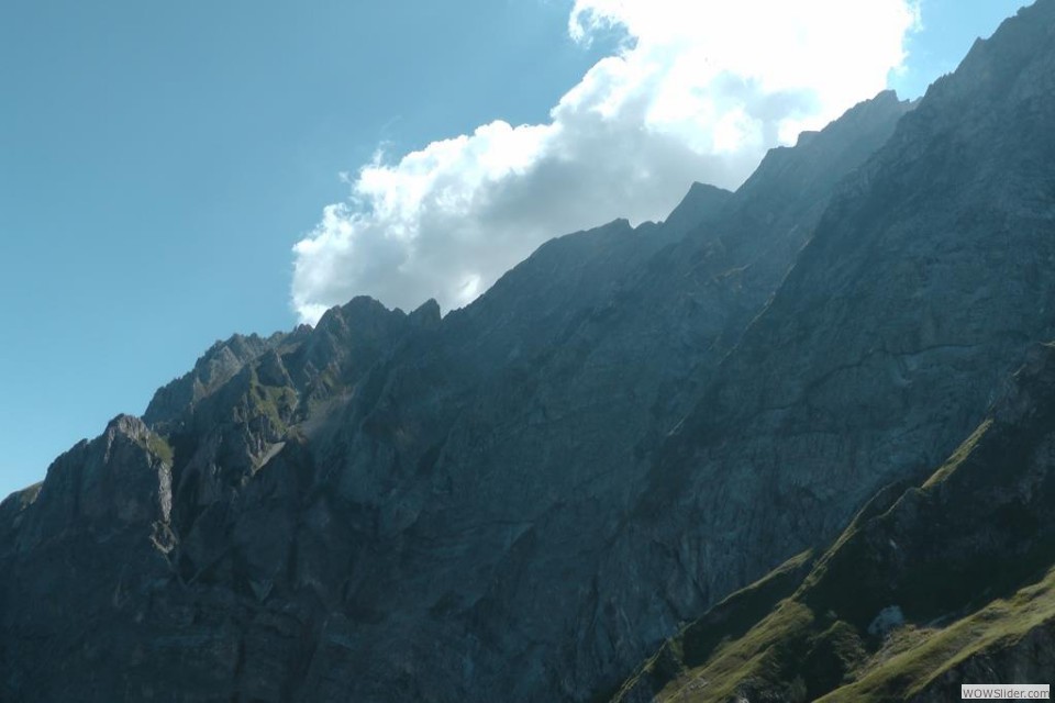 La Nord del Camicia considarata il piccolo Eiger