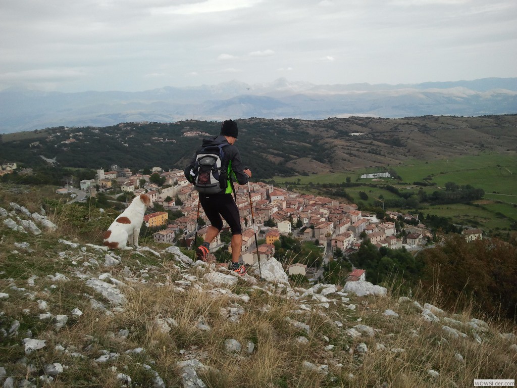 Rocca di Cambio 1434slm il comune più alto di tutto l'Appennino
