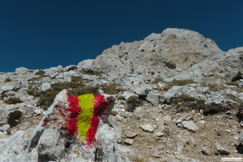 I nuovi segni alla Sella del Corno Grande