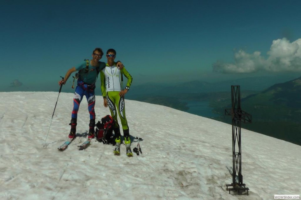 O Fabio e Marco in Vetta