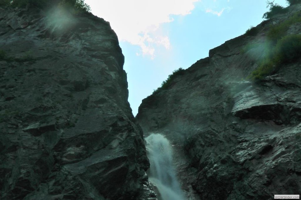 F  La parte sommitale della cascata