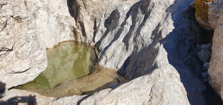 L’INIMITABILE E STRAORDINARIA “VIA DEI LAGHETTI” , anche in una stagione particolarmente povera di acqua. (nov 2020)